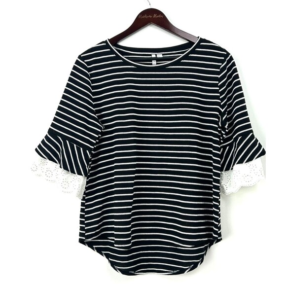 Lot of 10 Womens Shirts Mixed Brand Tank Sweater Open Cardigan Chambray L 1139Rk - Picture 4 of 12